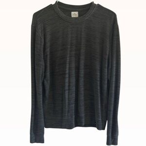 MeUndies Charcoal Long Sleeve Tee